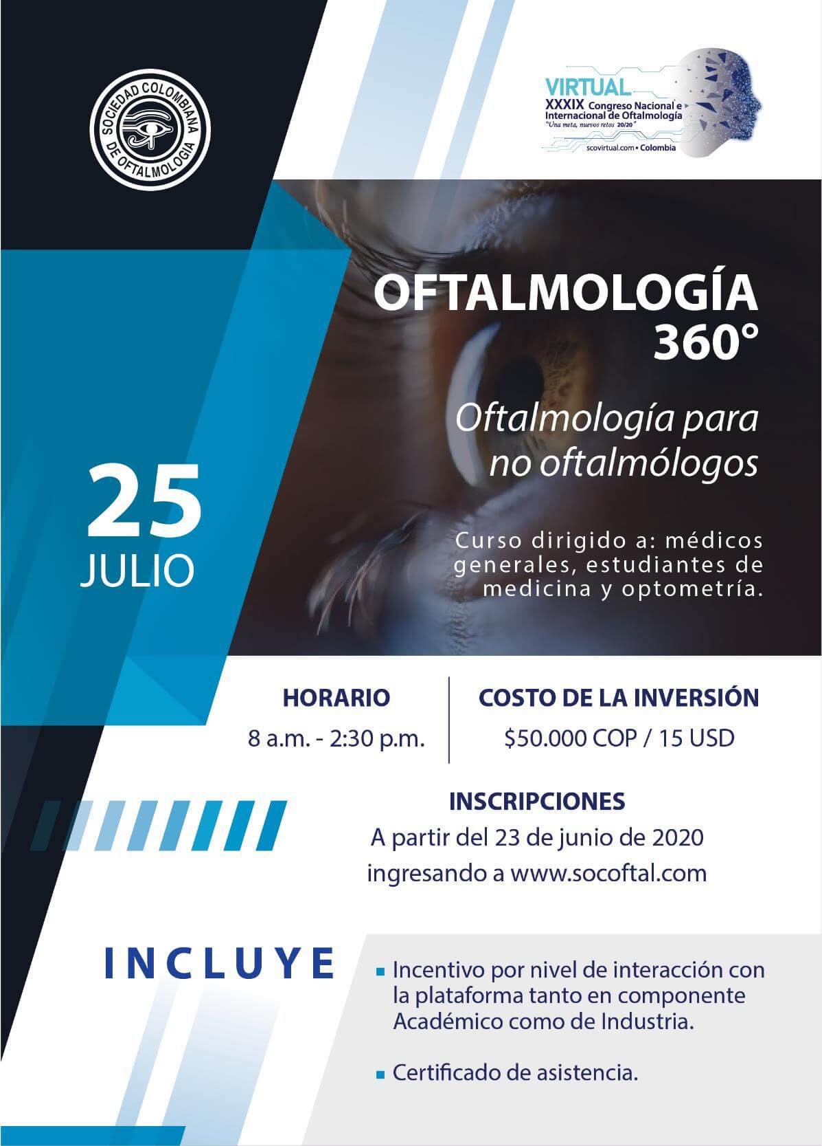 Curso oftalmolog&iacute;a 360&deg; para no oftalm&oacute;logos