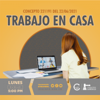 La Habilitación del Trabajo en Casa es a discrecionalidad del Nominador, según Necesidades del Servicio