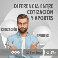 Diferencia Legal que existe entre cotización y aportes en el Sistema de Seguridad Social Integral.